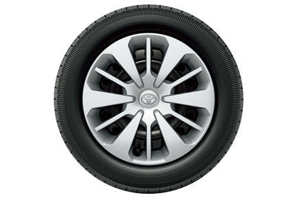 165/65R14タイヤ&14×5Jスチールホイール(樹脂フルキャップ)
