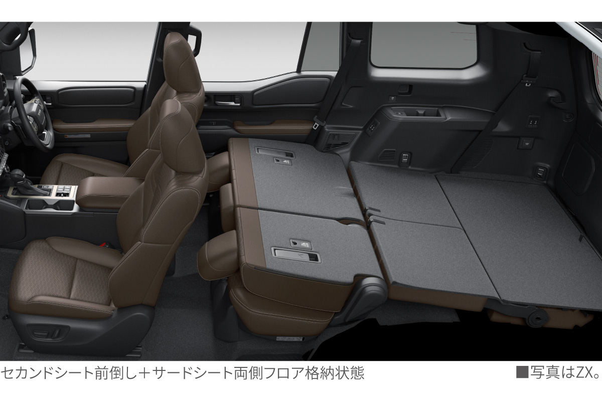ZTIUR シートバックポケット に適用 トヨタ ランクル250
