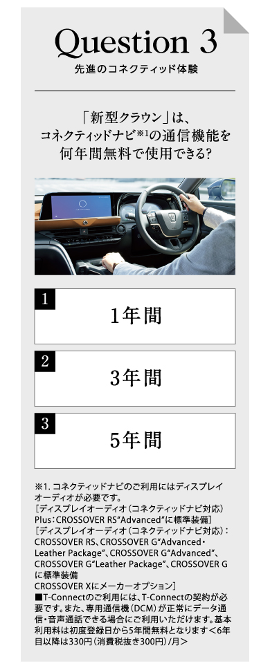 新型「クラウン」クイズキャンペーン ネッツトヨタ大阪